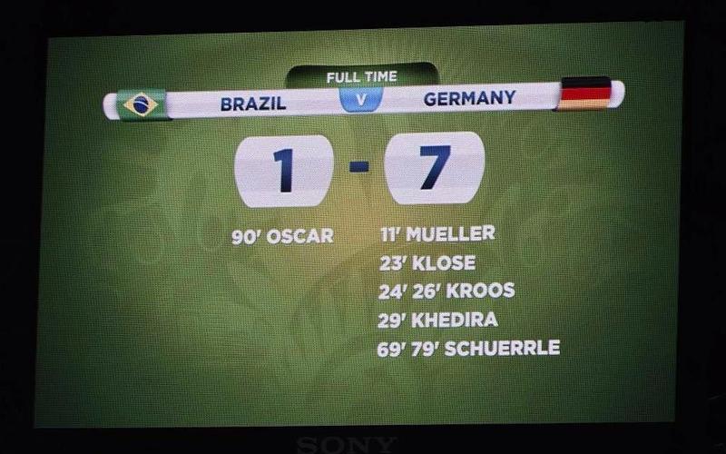 德国7:1巴西中国赔率多少