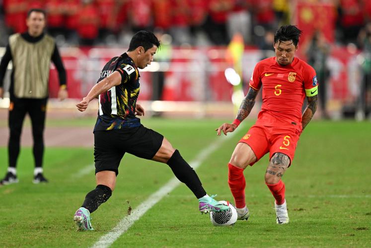中国足球对韩国的相关图片